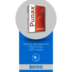 Resma Punax A4 - 75 g x 500 hojas