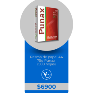 Resma Punax A4 - 75g (500 hojas)