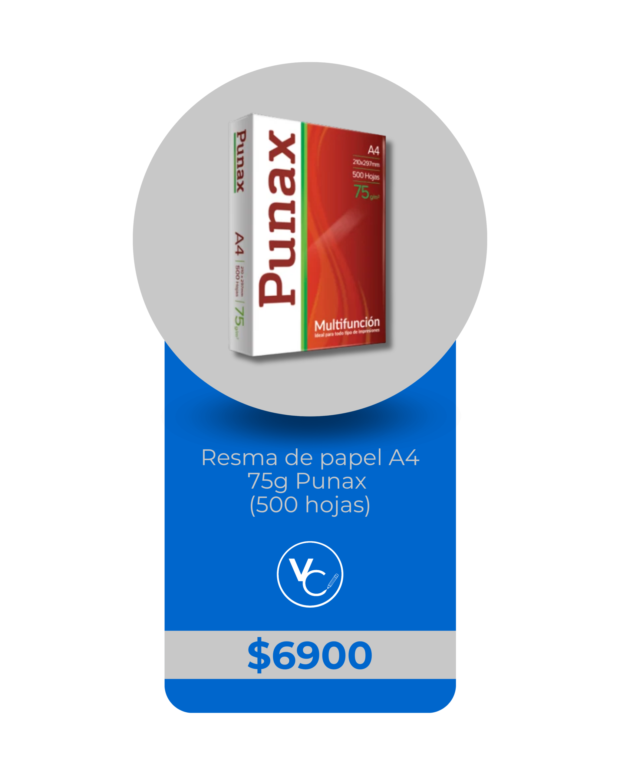 Resma Punax A4 - 75g (500 hojas)