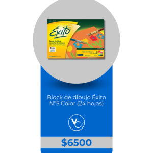 Block de Dibujo Éxito N.º 5 Color x24 hojas
