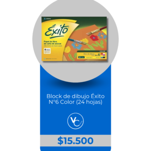 Block de dibujo Éxito N°6 Color (24 hojas)